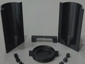 Gießform für Kerze 150x65mm Kerzenform Wachsform