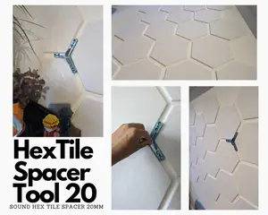 HexTile SpacerTool 20 - Sound Hex tile spacer 20mm