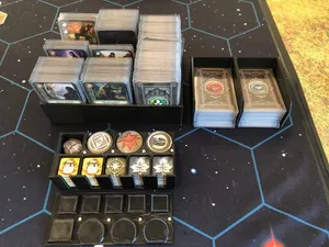 The Lord of the Rings: Journeys in Middle-earth token & card holders