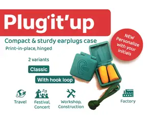 The all-terrain earplugs storage case