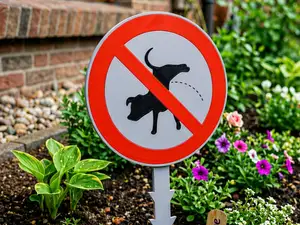 Gartenschild – „Kein Hundeurin“ / Hundeurinverbot