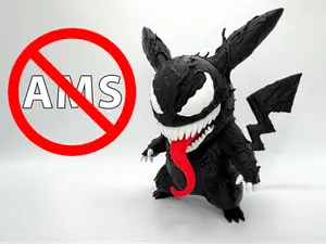 Venom Pikachu No AMS Multicolor Print