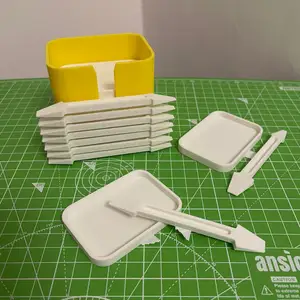 The last tray of epoxy glue