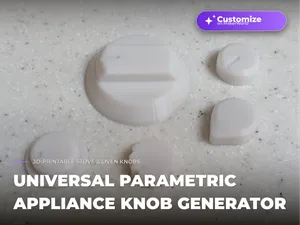 Universal Parametric Appliance Knob Generator