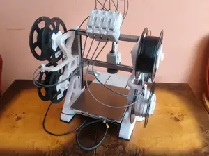 4 spools holder on frame for bambu a1 BMCU