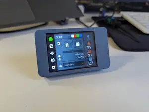 Desk stand for XTouch using ESP32-2432s028