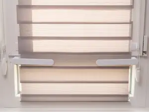 Rotating Latch for Day-Night Balcony Blinds