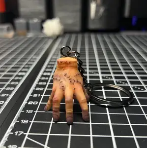 Wednesday Thing Key Chain Trinket