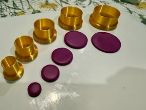 Circle Polymer Clay Cutter Set – 5 Sizes