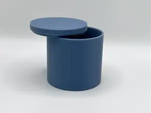 Cylinder box with lid