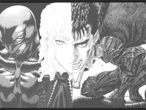 剑风传奇透光浮雕 Berserk Lithoplane Guts & Griffith