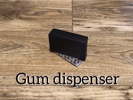 Gum dispenser for extra or five gum