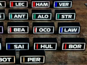 Max Verstappen LED Leaderboard Lightbox