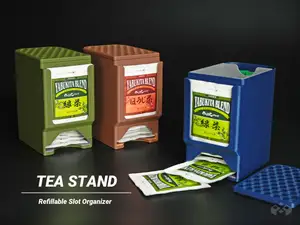 Tea Stand – Refillable Slot Organizer for Tea Bags