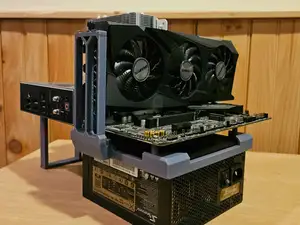 PSU-mounted Full ATX Test Bench