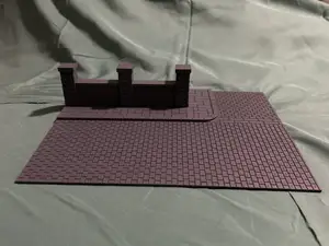 Cobblestone Corner Diorama with Fence