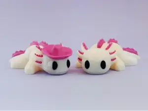 Articulated Cute Axolotl s – With or Without Hat