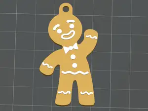 Llavero de galleta de Jengibre