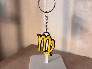 Zodiac signs keychains