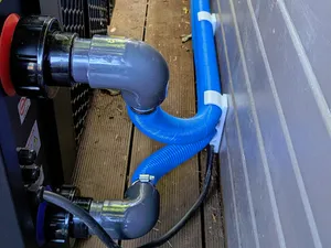 Minimalistic Wall Mount Clip Pool Hose (36mm 38mm)