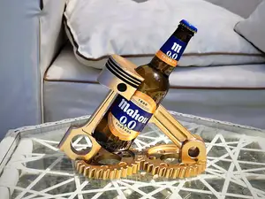 Engine Piston Beer Bottle Holder