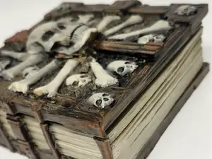 Necromancer Codex Spell Book Stash Box | Dice Box