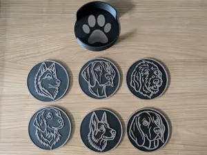 Dog coaster set (69 different coasters)