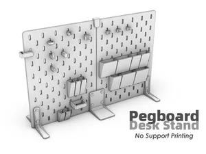 Pegboard Desk Stand