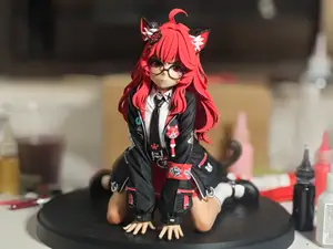 《异环》娜娜莉 手办 可爱 猫娘 高23.5cm 已分件 易上色 多色打印 AMS