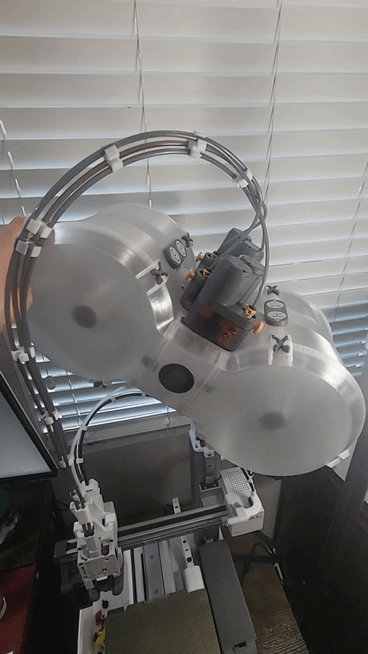 A1-Mini AMS Lite Top Mount Slanted Rotating Stand