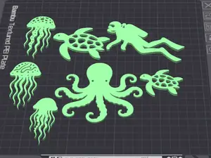 Glowing PLA Ocean Adventure & Divers for Kids