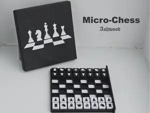 Micro travel chess set