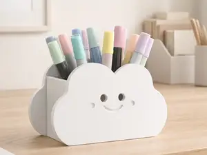 可爱的云朵笔筒Q_Craft)