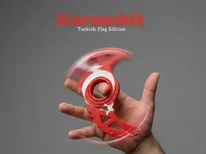Karambit Turkish Flag Edition / Keychain,accessory