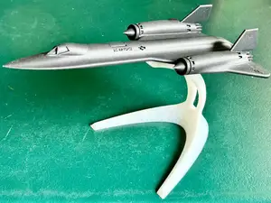 Assembled Improved SR-71 Blackbird with 2 Bases