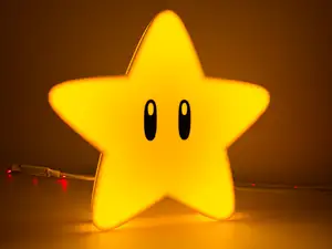 Lightbox Super Mario Star