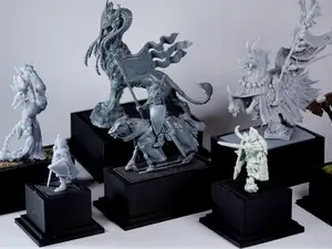 Old World Display Plinths square and rectangular