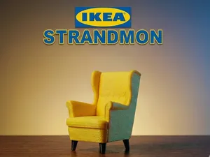 IKEA Strandmon Replica - Detailed Miniature