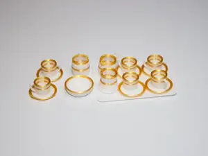 Miniature Porcelain Cup and Saucer set scale 1:12
