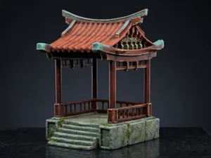 Mystic Zen Pavilion - Stylized Tabletop Terrain