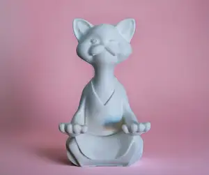 "Zen Cat" Decorative Figurine