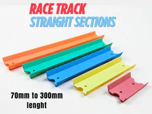 Straight Modular Toy Track Segments 1:64 Diecast
