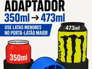 Adaptador - Latas de 350ml no Porta Latão de 473ml