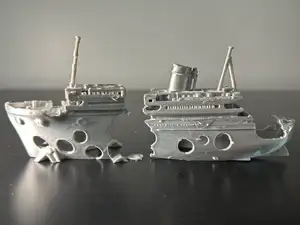 Sunken Legend: Titanic Shipwreck Aquarium Decor