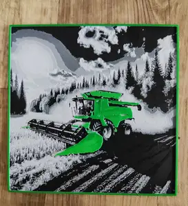 Harvester combine John Deere hueforge
