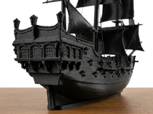 Black Pearl Inspired Pirate Ship – Display Model