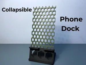 Collapsible Phone Dock Stand – Foldable, Storeable