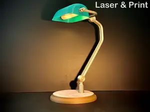 Vintage Bankers Lamp