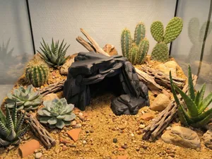 Aquarium Terrarium Rock Cave Decoration