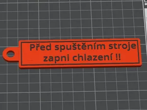 Visačka - Zapni chlazení